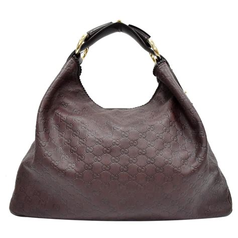 gucci leather horsebit hobo|Gucci hobo bags outlet.